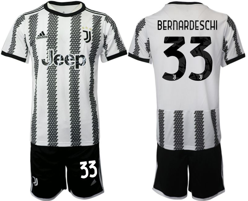 Men 2022-2023 Club Juventus FC home white #33 Soccer Jersey